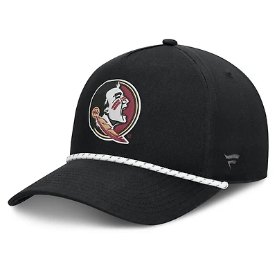 Men's Fanatics Black Florida State Seminoles Undertone Rope Adjustable Hat