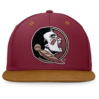 Men's Fanatics Garnet/Brown Florida State Seminoles NoBo Fitted Hat
