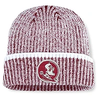 Bonnet en tricot à revers Haze pour homme Fanatics grenat/blanc Florida State Seminoles