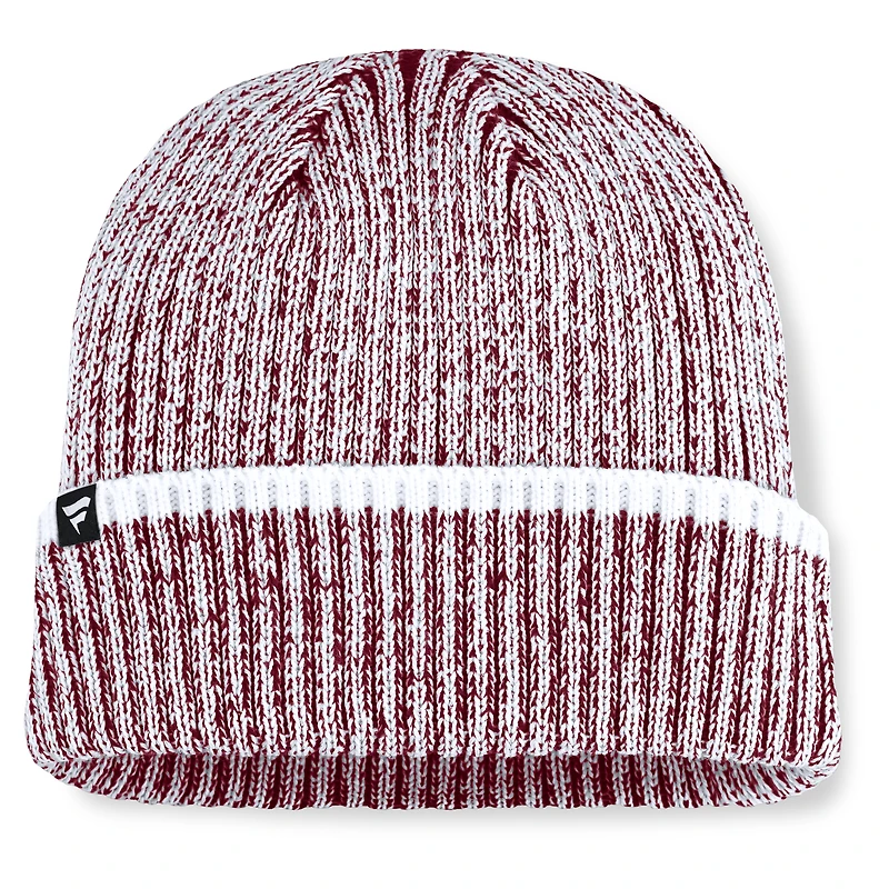 Bonnet en tricot à revers Haze pour homme Fanatics grenat/blanc Florida State Seminoles