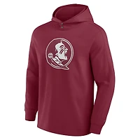 Sweat à capuche tri-blend Blaze pour hommes Fanatics Garnet Florida State Seminoles