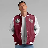 Veste à boutons-pression intégrale Elements Elite des Florida State Seminoles de Fanatics Garnet pour hommes