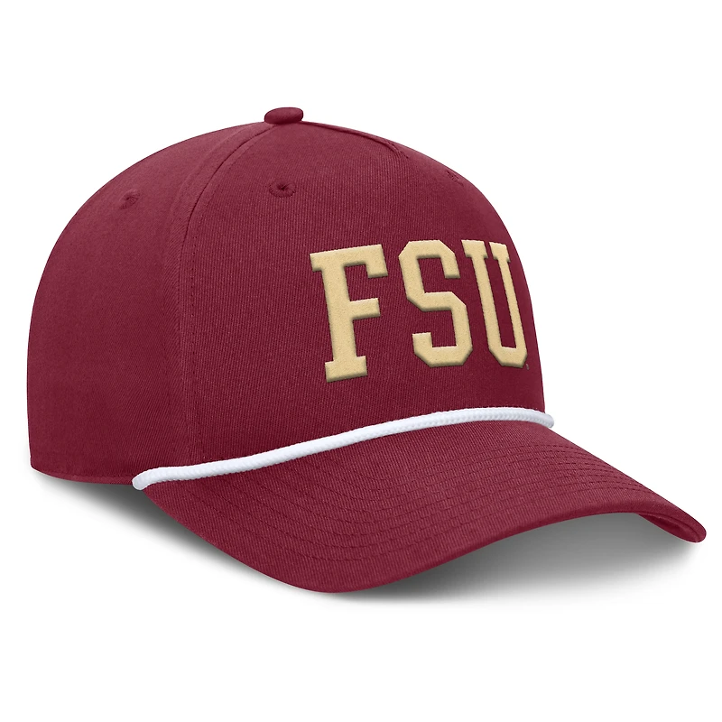 Men's Fanatics Garnet Florida State Seminoles Foul Ball Rope Adjustable Hat