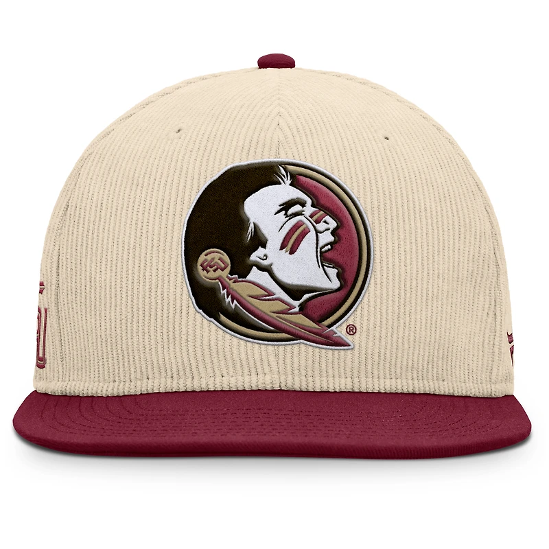 Men's Fanatics Tan Florida State Seminoles Catcher Snapback Hat