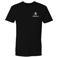 Men's FloGrown  Black Florida State Seminoles Best Beach T-Shirt
