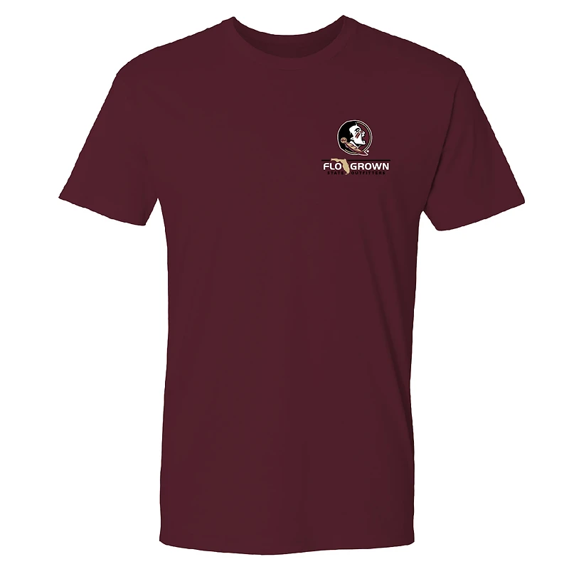 Men's FloGrown  Garnet Florida State Seminoles Repeat Poster T-Shirt