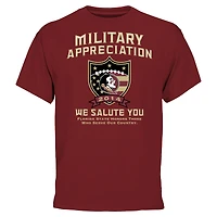 Mens Florida State Seminoles Garnet 2014 Military Day T-Shirt