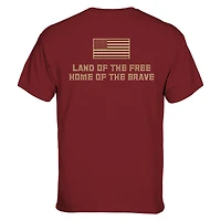 Mens Florida State Seminoles Garnet 2014 Military Day T-Shirt