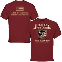 Mens Florida State Seminoles Garnet 2014 Military Day T-Shirt