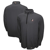 Pull gris à fermeture éclair quart de tour Breeze des Florida State Seminoles du Franchise Club pour homme