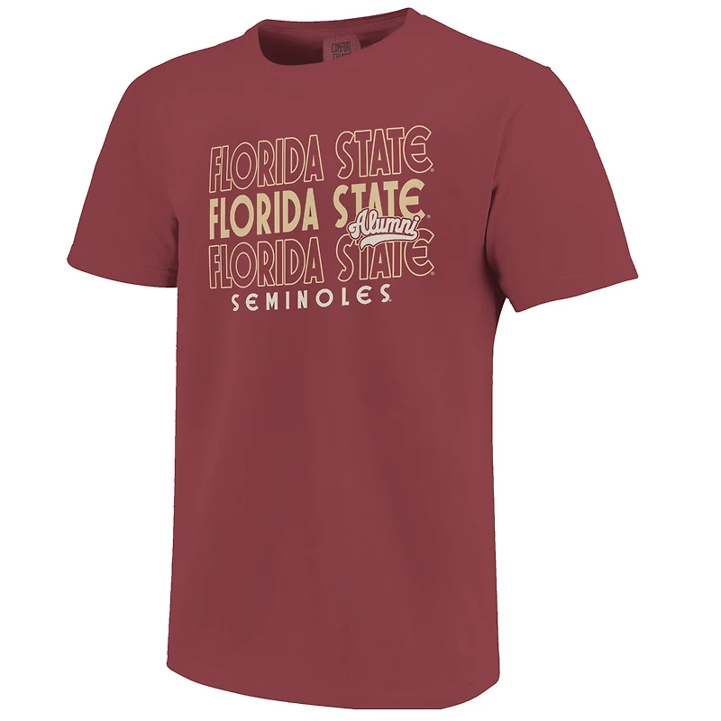 Men's  Garnet Florida State Seminoles Alumni Script Overlay T-Shirt