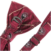 Cravate papillon Oxford grenat pour homme, Florida State Seminoles