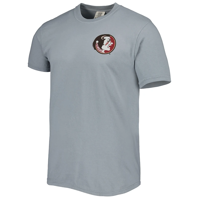 T-shirt Hyperlocal Florida State Seminoles gris chiné pour homme