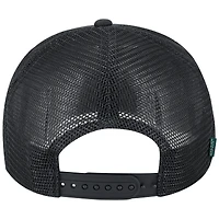 Hommes League Collegiate Wear Noir Florida State Seminoles Beach Club Laguna Trucker Snapback Casquette ajustable