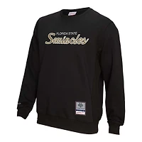 Sweat-shirt à capuche noir pour homme Mitchell & Ness Florida State Seminoles Elite Script
