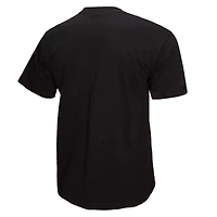 T-shirt Mitchell & Ness noir pour homme, modèle rétro Florida State Seminoles, délavage minéral.