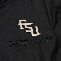Sweat à capuche demi-zippé noir Mitchell & Ness Florida State Seminoles Team 3.0 Anorak pour homme