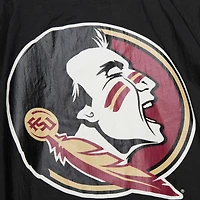 Sweat à capuche demi-zippé noir Mitchell & Ness Florida State Seminoles Team 3.0 Anorak pour homme