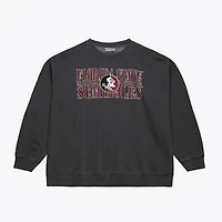 Sweat-shirt polaire Mitchell & Ness pour homme, couleur anthracite, Florida State Seminoles Downtown