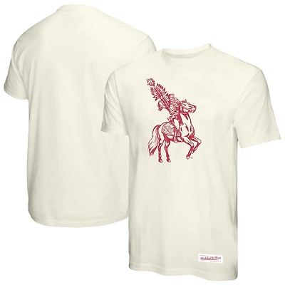 T-shirt vintage pour homme Mitchell & Ness crème Florida State Seminoles