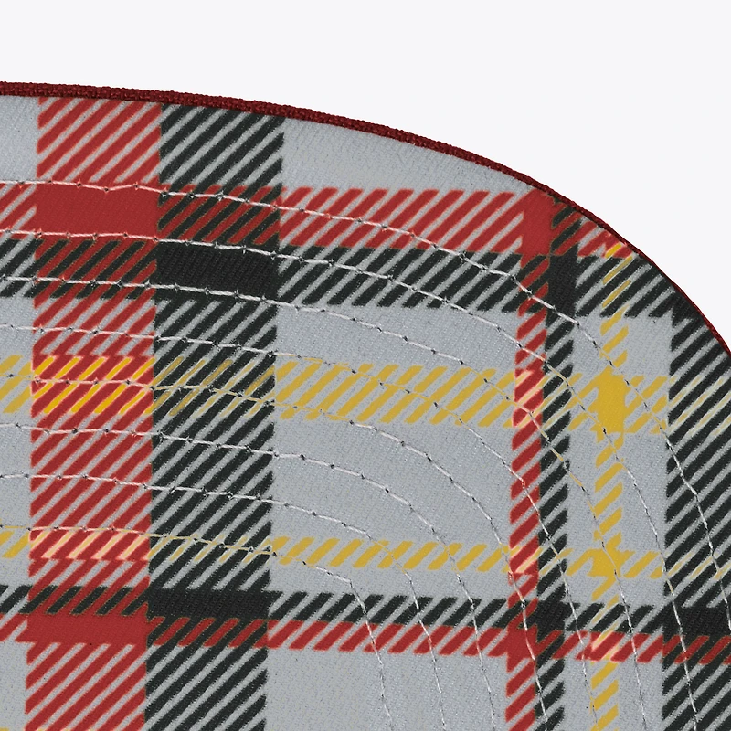 Men's Mitchell & Ness Gray/Garnet Florida State Seminoles Plaid OG Snapback Hat