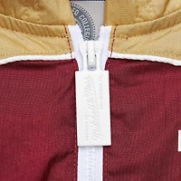 Coupe-vent entièrement zippé de qualité supérieure Big Shot des Florida State Seminoles Mitchell & Ness pour homme, blanc