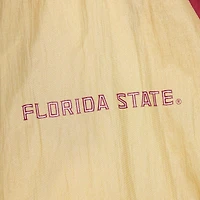 Coupe-vent entièrement zippé de qualité supérieure Big Shot des Florida State Seminoles Mitchell & Ness pour homme, blanc