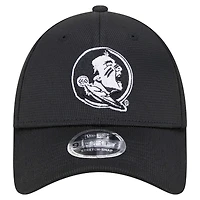 Casquette ajustable extensible à boutons-pression Pivot 9FORTY Florida State Seminoles pour homme New Era noire