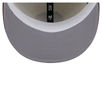 Men's New Era Cream Florida State Seminoles Chrome 59FIFTY Fitted Hat