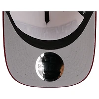 Men's New Era Garnet/Cream Florida State Seminoles Arch Two-Tone Corduroy 9FORTY A-Frame Adjustable Hat