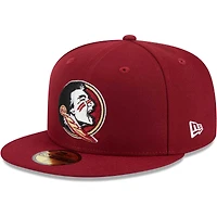 Casquette ajustée 59FIFTY pour homme New Era Garnet Florida State Seminoles
