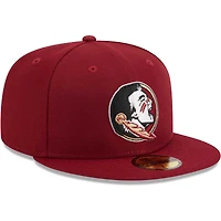 Casquette ajustée 59FIFTY pour homme New Era Garnet Florida State Seminoles