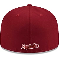 Casquette ajustée 59FIFTY pour homme New Era Garnet Florida State Seminoles