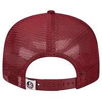 Men's New Era Garnet Florida State Seminoles 9FIFTY Trucker Snapback Hat