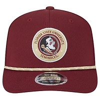 Men's New Era Garnet Florida State Seminoles COOLERA 9SEVENTY Rope Stretch-Snap Hat