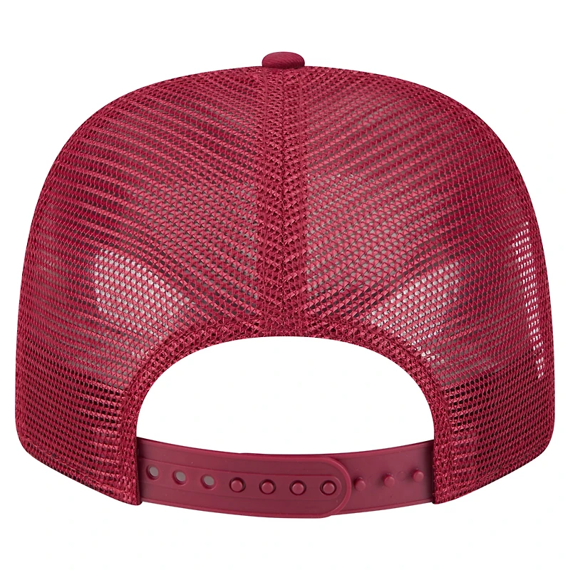 Men's New Era Garnet Florida State Seminoles Primary 9SEVENTY Trucker Stretch-Snap Hat