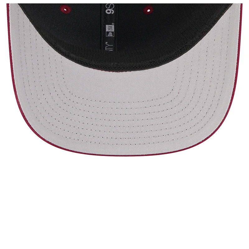 Casquette camionneur extensible à boutons-pression New Era Garnet Florida State Seminoles Primary 9SEVENTY pour homme