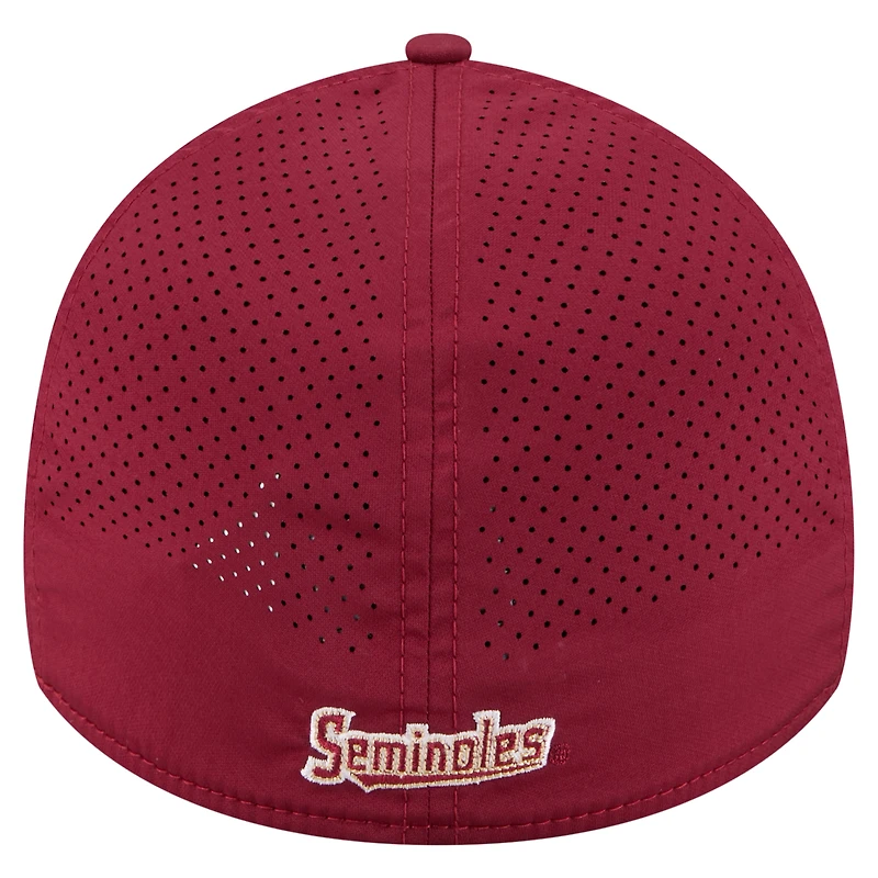 Men's New Era Garnet Florida State Seminoles Rope 39THIRTY Flex Hat