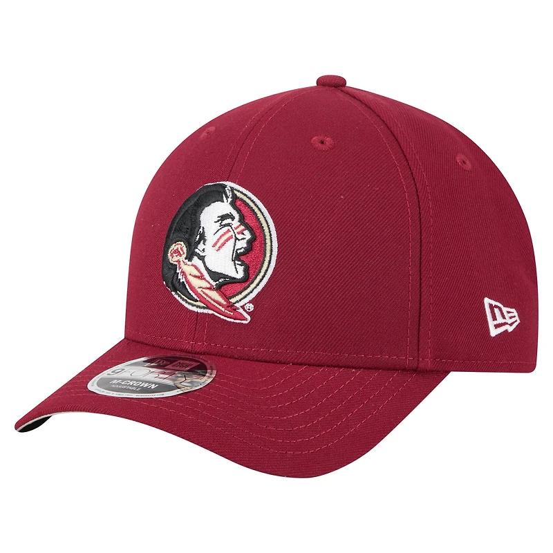 Casquette ajustable 9FORTY M-Crown New Era pour homme, couleur grenat, Florida State Seminoles Team Collective