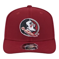 Casquette ajustable extensible à boutons-pression New Era grenat Florida State Seminoles Team Collective 9SEVENTY pour homme