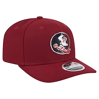 Casquette ajustable extensible à boutons-pression New Era grenat Florida State Seminoles Team Collective 9SEVENTY pour homme