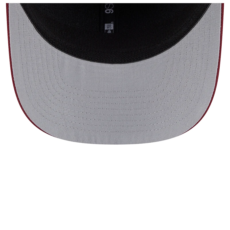 Casquette ajustable extensible à boutons-pression New Era grenat Florida State Seminoles Team Collective 9SEVENTY pour homme