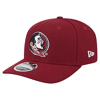 Casquette ajustable extensible à boutons-pression New Era grenat Florida State Seminoles Team Collective 9SEVENTY pour homme
