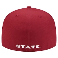 Casquette ajustée New Era 59FIFTY Garnet Florida State Seminoles pour homme