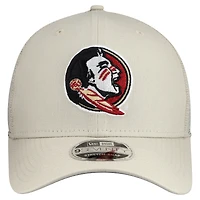Casquette ajustable extensible en toile 9SEVENTY pour homme New Era Stone Florida State Seminoles