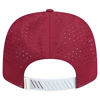 Men's New Era White/Garnet Florida State Seminoles Perforated Patched 9SEVENTY Adjustable Hat