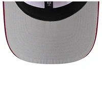 Men's New Era White/Garnet Florida State Seminoles Perforated Patched 9SEVENTY Adjustable Hat