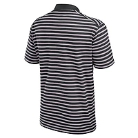 Men's Nike Black/White Florida State Seminoles Primetime Victory Striped Dri-FIT Polo