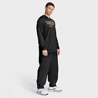 T-shirt à capuche manches longues Nike Florida State Seminoles 2025 Sideline Dri-FIT pour homme, noir