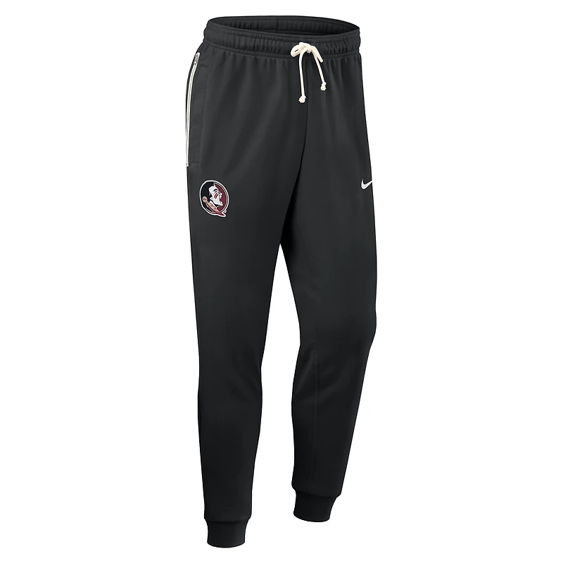 Men's Nike Black Florida State Seminoles 2025 Sideline Standard Issue Dri-FIT Taper Pants